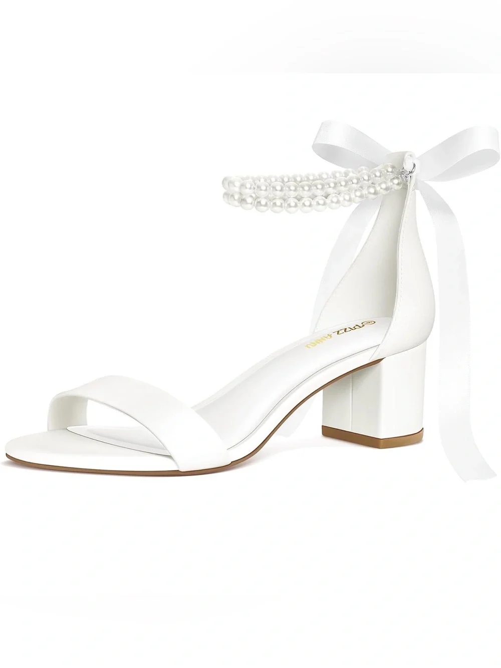 White Heels Size 6